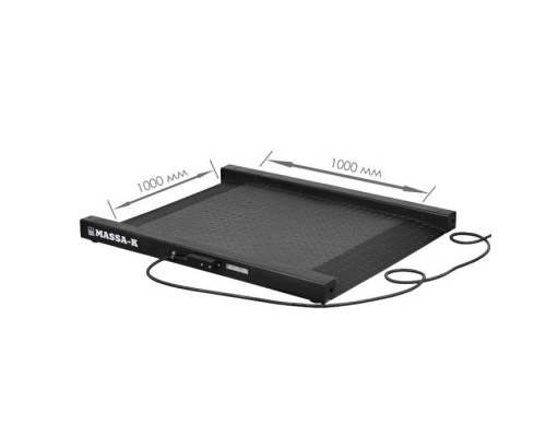 Весы платформенные с печатью этикеток Масса-К 4D-LM-10/10-2000-RP