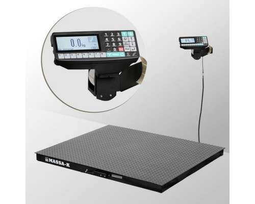 Весы платформенные с печатью этикеток Масса-К 4D-PM-15/12-3000-RP