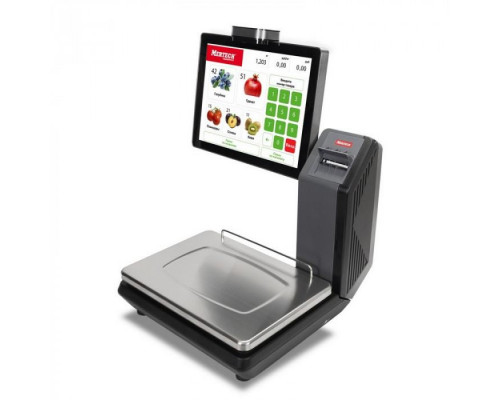 Весы с печатью этикеток Mertech M-ER 725 PM-32.5 "SELFPRINT" (15", VISION-AI, USB/Ethernet/WiFi)