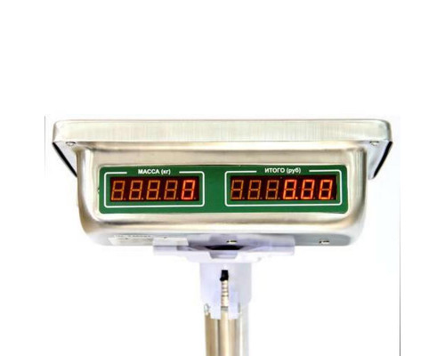 Весы напольные торговые МИДЛ МП 60 МДА Ф-3 (10/20; 400х500; нерж.) "Красная армия"